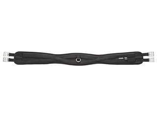 popręg Showmaster Memory Foam, r. 140 cm, czarny, bez gum,  bdb(3)