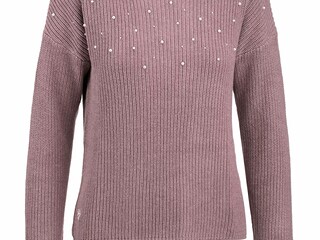 sweter Felix Buhler Clara, r. M , różowy, z perełkami , bdb