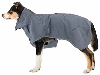 derka dla psa Sugar Dog Sequoia, r. XXXL ( 68 cm), niebieska, przeciwdeszczowa, bdb z wadą