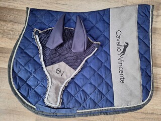 Czaprak + nauszniki Cavallo Vincente full