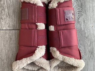 Ochraniacze Eskadron rustic red