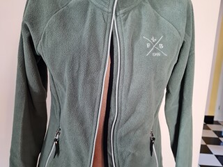 bluza felix Buhler Emily II, r. S, polarowa, zielona, jak nowa z wadą