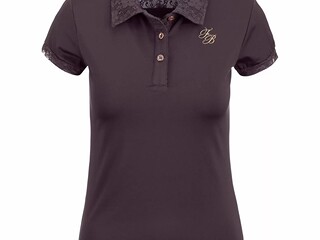 bluzka polo Felix Buhler Klara, r. S, koszulka, śliwkowa, NOWA