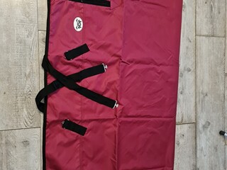 derka Jw Reitsport, r. 125 cm, 0 g, różowa, padokowa, przedłużana szyja, NOWA