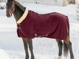 derka Felix Buhler Athletic, polarowa, r. 155 cm, bordowa, NOWA