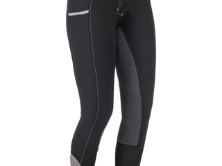 bryczesy Felix Buhler Lillian, r. 38, czarne, pełny szary lej, używane