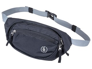 saszetka Showmaster Sports Bag II, czarna, nerka, jak nowa, z wadą