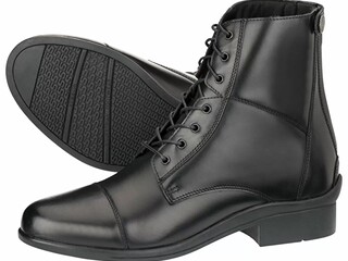sztyblety Steeds Smart III, czarne, r. 35 ( 22,5 cm), skórzane, sznurowane, na zamek, jak nowe