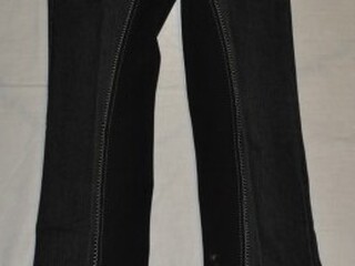 bryczesy HKM Miss Blink Jodhpur, r. 34, damskie, pełny lej, NOWE