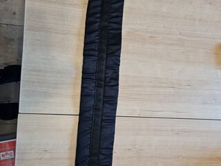 popręg bawełniany, 70 cm, czarny, bez gum, używany