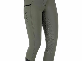bryczesy Equilibre Enny Thermo, r, 34, fango, ocieplane, zimowe, pełny silikonowy lej, NOWE