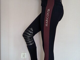 Bryczesy Harcour 34 XS kolanowy silikon