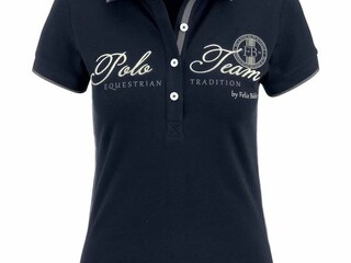 bluzka polo Felix Buhler Leila, r. XXL, koszulka, granatowa, używana