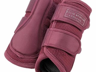 ochraniacze Felix Buhler Athletic, r. COB, przody, 2 szt, bordowe, NOWE