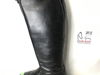 219.39. Oficerki jeździeckie Felix Buhler rozmiar 39 Tight, łydka 36-37 cm, wysokość: 46 cm