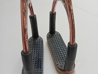 Strzemiona rosegold bezpieczne, łamane