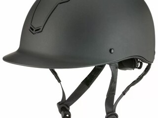 kask KnightsBridge X-Cellence PURE, r. S - M (55-57 cm) , czarny, matowy, bdb (1)