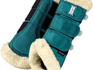 ochraniacze Felix Buhler Essential, COB, tyły, turkusowe, 2 szt, NOWE