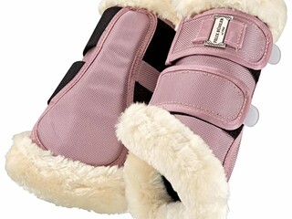ochraniacze Felix Buhler Essential, 2 szt, para, r. FULL, różowe, z futrem, NOWE