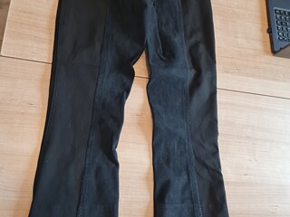 bryczesy Equilibre Jodhpur Super-Stretch, r. 36, czarne, pełny lej, damskie, jak nowe