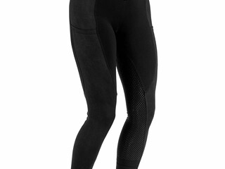 bryczesy Equilibre Lola- Mesh, r. 42, czarne, pełny silikonowy lej, legginsy, letnie, NOWE