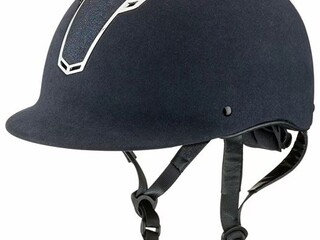 kask Knightsbridge X-Cellence Sparkle, granatowy, r. M-L(57-59 cm), bdb