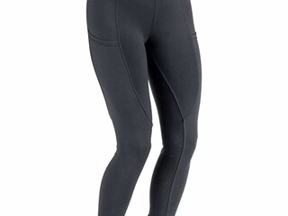 bryczesy Equilibre Lola- Mesh, r. 42, carbon, pełny silikonowy lej, legginsy, letnie, jak nowe