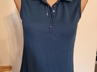 koszulka, bluzka CMP, r. XS/S, granatowa, polo, używana