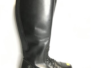 63.42. Ocieplane oficerki skórzane Steeds rozmiar 42 Regular, łydka 36-38 cm, wys.: 45,5 cm
