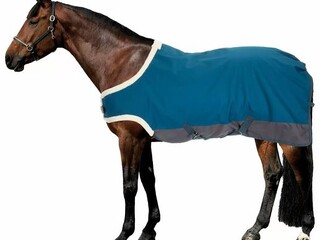 derka Felix Buhler Alice, r. 125 cm, 150 g, niebieska, 1000 DEN, padokowa, spacerowa, NOWA