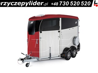 IF-80R przyczepa dla koni IFOR WILLIAMS HBX511 Range ALU, podłoga ALU, ściany ALU, przedni TRAP lewy, ściany ALU, DMC 1800-2700k