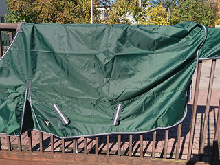 Nowa derka przeciwdeszczowa Glacier gładka podszewka 125/135/145/155 cm TOP CENA!