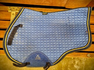 Czaprak PREMIER EQUINE European Cotton GP, VS, blue.