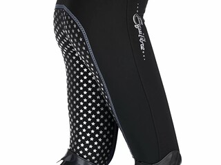 bryczesy Equilibre Bailey, r. 152 cm, legginsy, czarne, pełny silikonowy lej, używane (1)