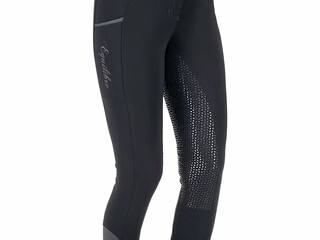 bryczesy Equilibre Enny Thermo, r, 34 , granatowe , ocieplane, zimowe, pełny silikonowy lej, bdb