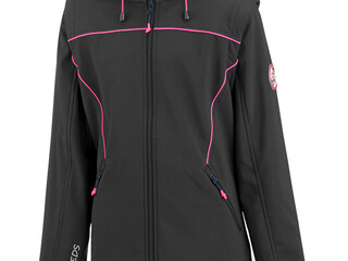 kurtka Steeds Liane, r. 164 cm, czarna, młodzieżowa, softshell, 2w1, jak nowa