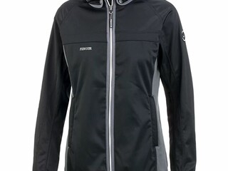 kurtka Fengur Ardis, r. XS, czarna, softshell, z kapturem, jak nowa