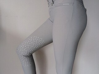 Bryczesy pomme Equestrian 34 XS kolanowy silikon