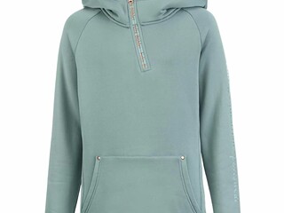bluza Felix Buhler Bonny, r. 128 cm, morska, z ciepłym kapturem, używana