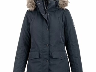 kurtka Felix Buhler Zermatt, płaszcz, r. XS, zimowa, ocieplana, granatowa, bdb z wadą