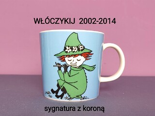 Muminki KUBEK Moomin Arabia Finland - sygnatura KORONA prod. 2002-14