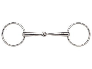 wędzidło Qualcraft, r. 14,5 cm, pojedynczo łamane, grube, nowe, z wadą