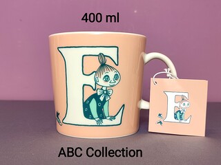 MUMINKI kubek Moomin Arabia Finland - 400 ml - kolekcja ABC - E