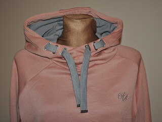 bluza Felix Buhler Jill, r. XL , różowa, z kapturem, bdb