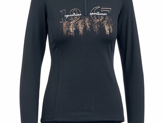 bluzka Steeds Nancy, r. XL , damska, granatowa, ocieplana, bdb z wadą