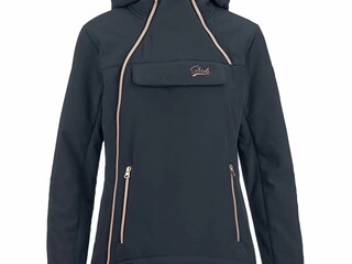 kurtka Steeds Kyra II, r. XS , granatowa, softshell, ocieplana, jak nowa