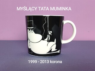 Muminki KUBEK Moomin Arabia Finland - sygn. KORONA prod. 1999 do 2013