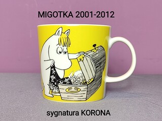 Muminki KUBEK Moomin Arabia Finland - sygnatura KORONA prod. 2001-12