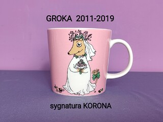 Muminki KUBEK Moomin Arabia Finland - sygnatura KORONA prod. 2011-19