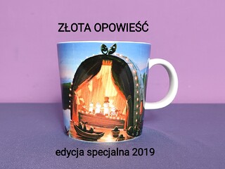 MUMINKI kubek Moomin Arabia Finland - edycja specjalna ZŁOTA OPOWIEŚĆ